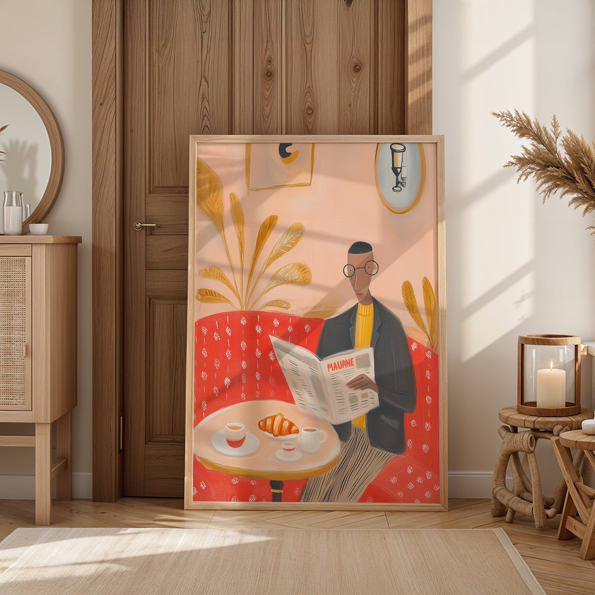 Painting in a Lifestyle Setting