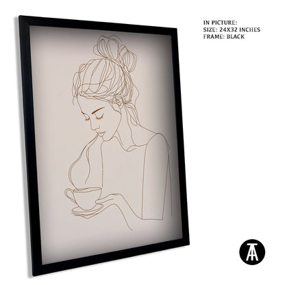 Artwork in Metal Earling Silver Frame