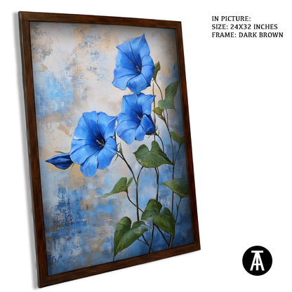 Artwork in Metal Champagne Gold Frame