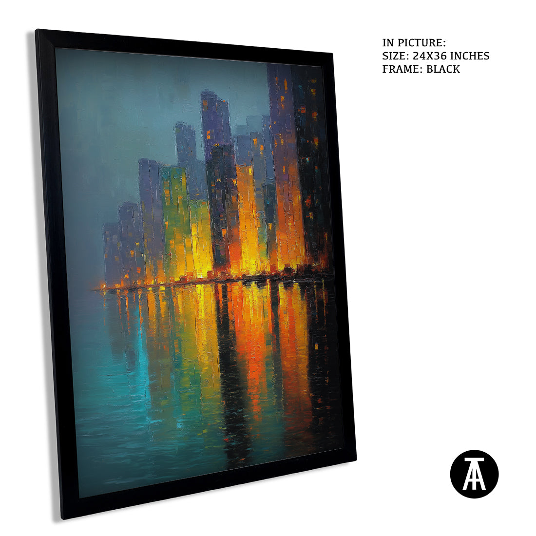 Artwork in Metal Earling Silver Frame