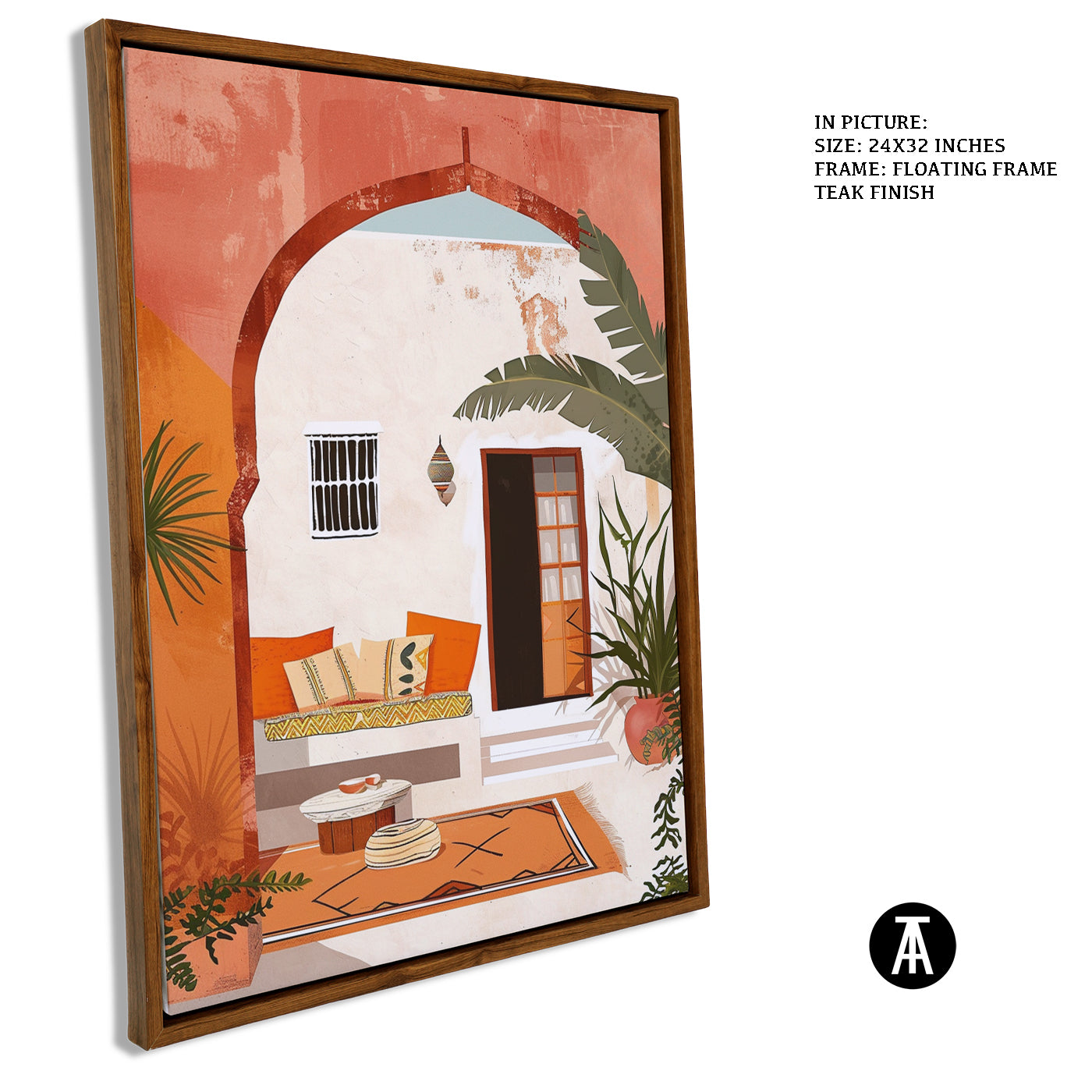Artwork in Floating Frame