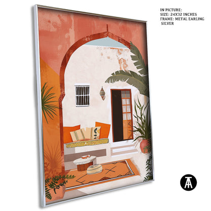 Artwork in Metal Earling Silver Frame