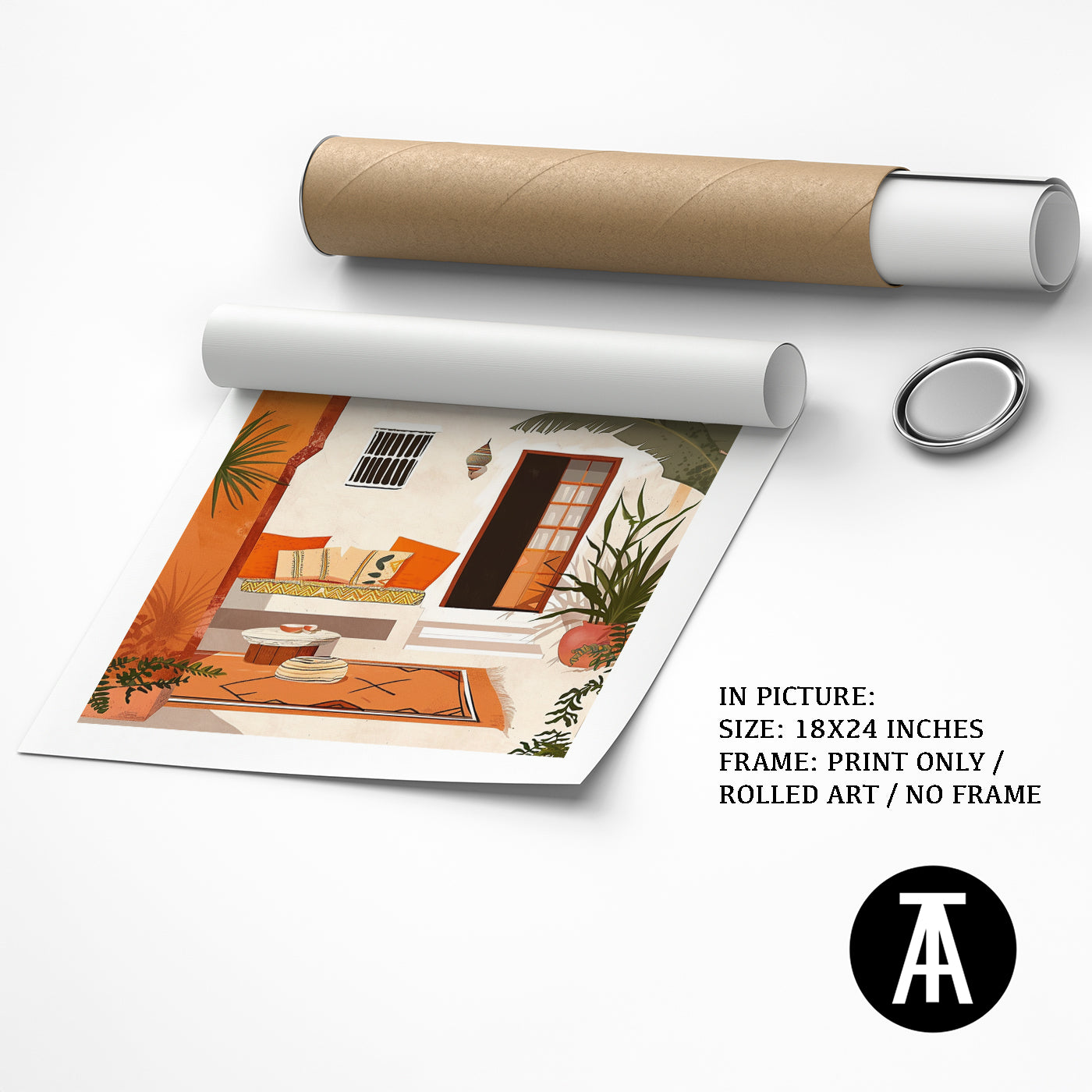 Artwork as Print Only or Rolled Art