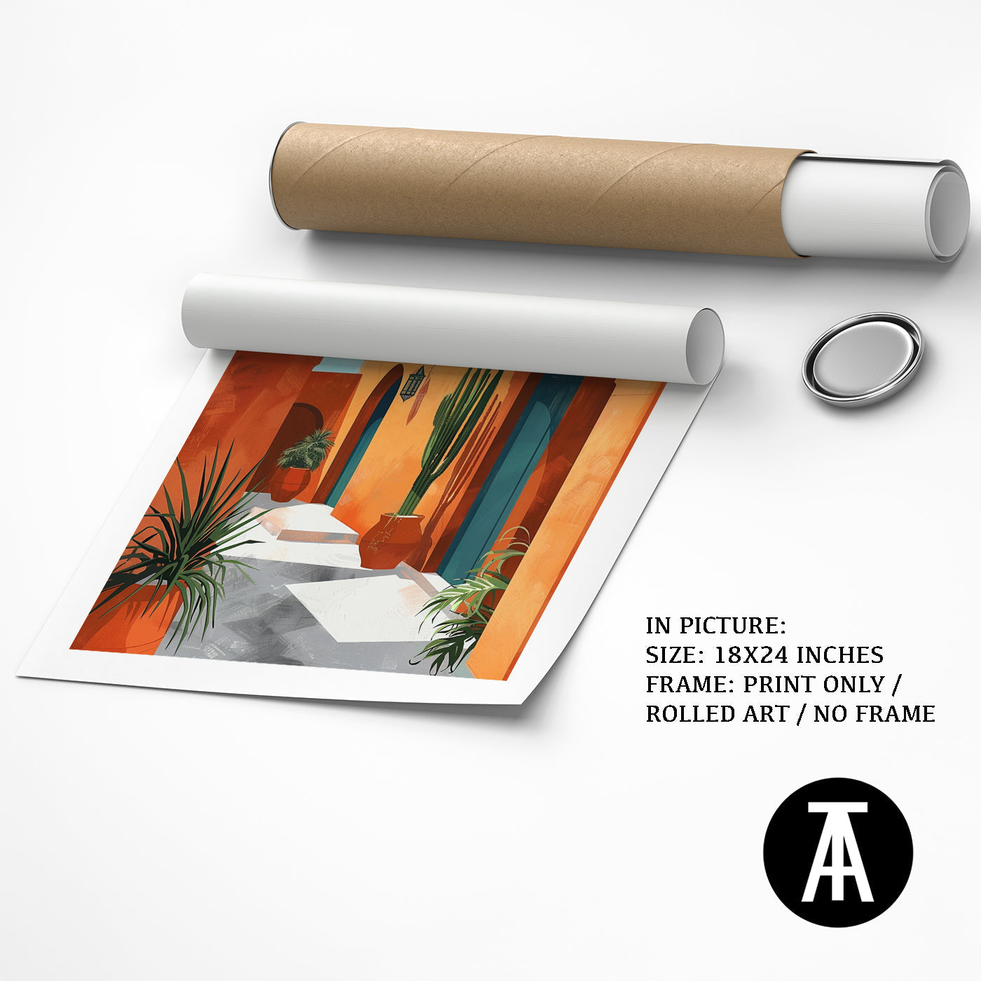 Artwork as Print Only or Rolled Art