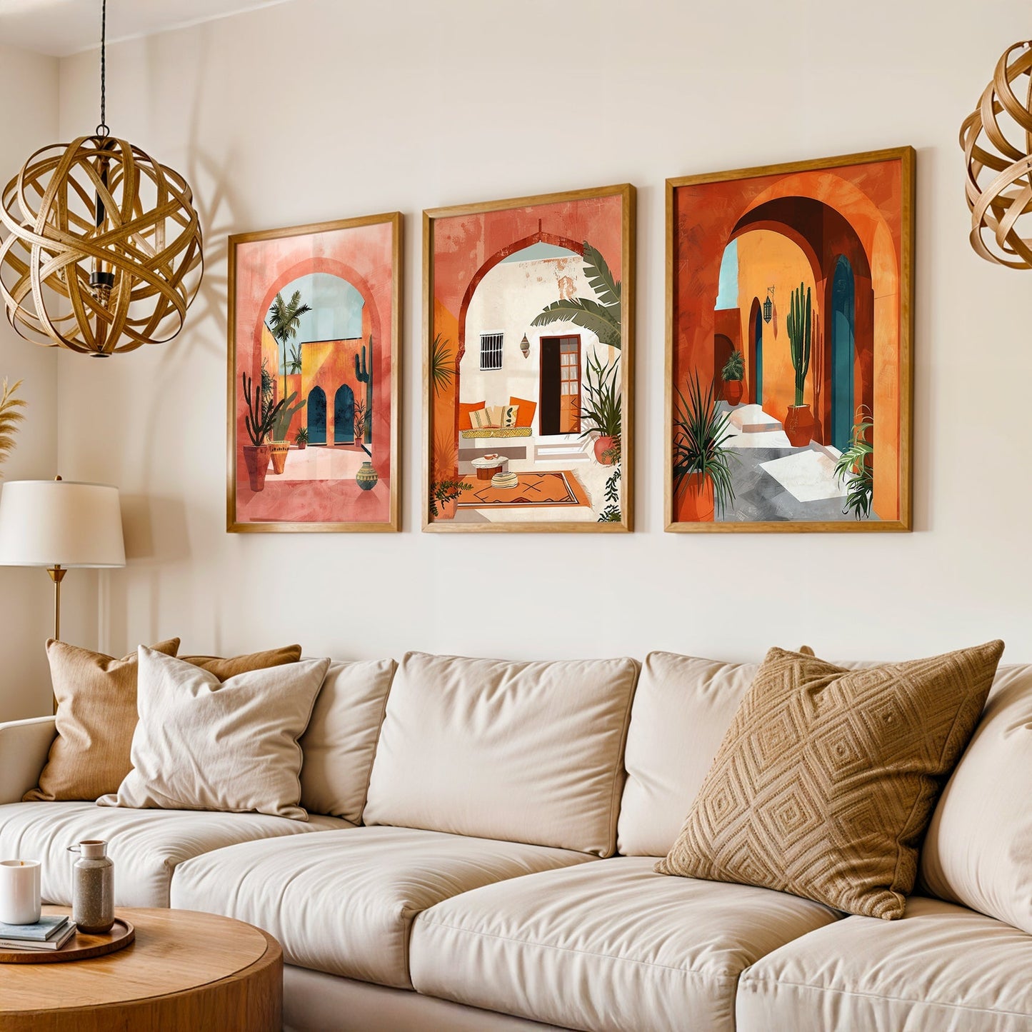 Gallery Wall Set in Lifestyle Setting