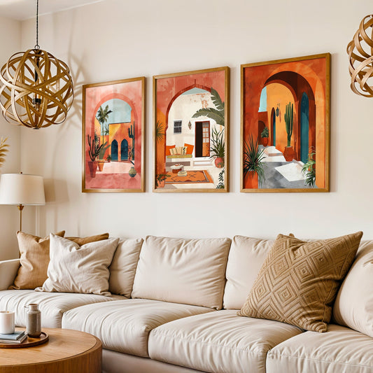 Gallery Wall Set in Lifestyle Setting
