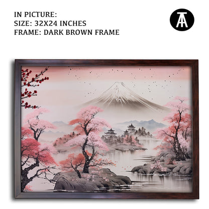 Artwork in Metal Champagne Gold Frame