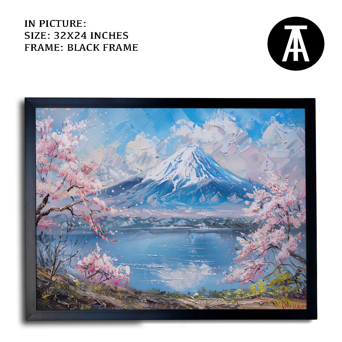 Artwork in Metal Earling Silver Frame