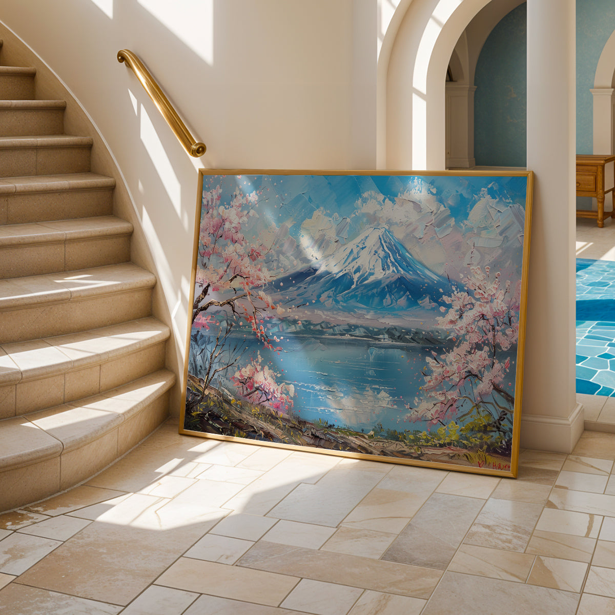 Indian Painting in a Lifestyle Setting