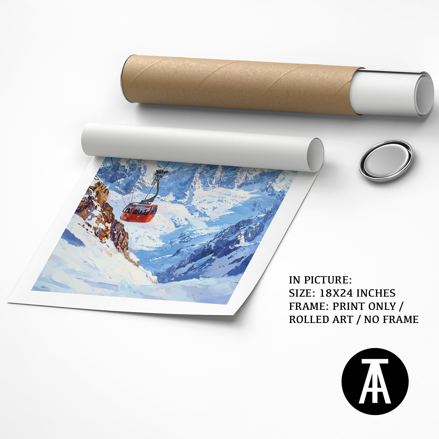 Artwork as Print Only or Rolled Art