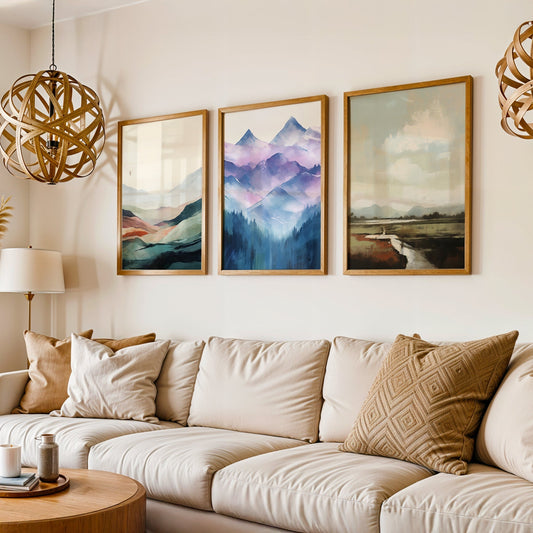 Gallery Wall Set in Lifestyle Setting