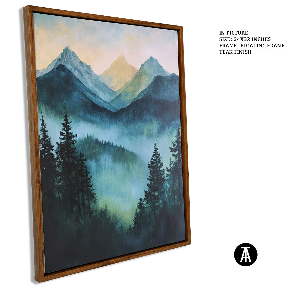 Artwork in Floating Frame