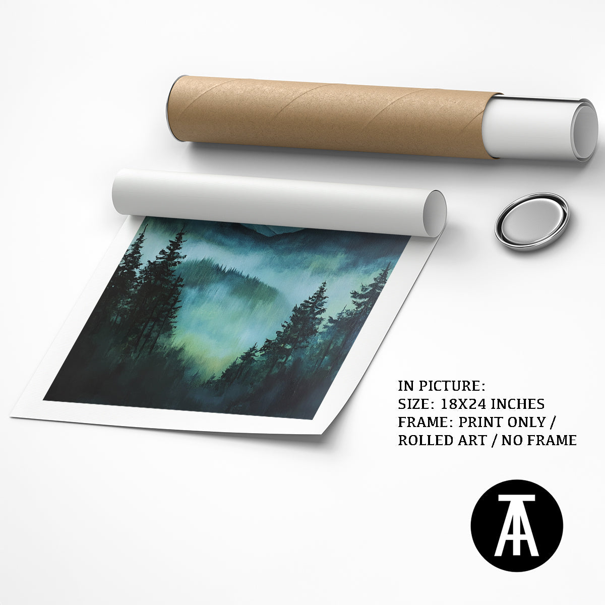 Artwork as Print Only or Rolled Art