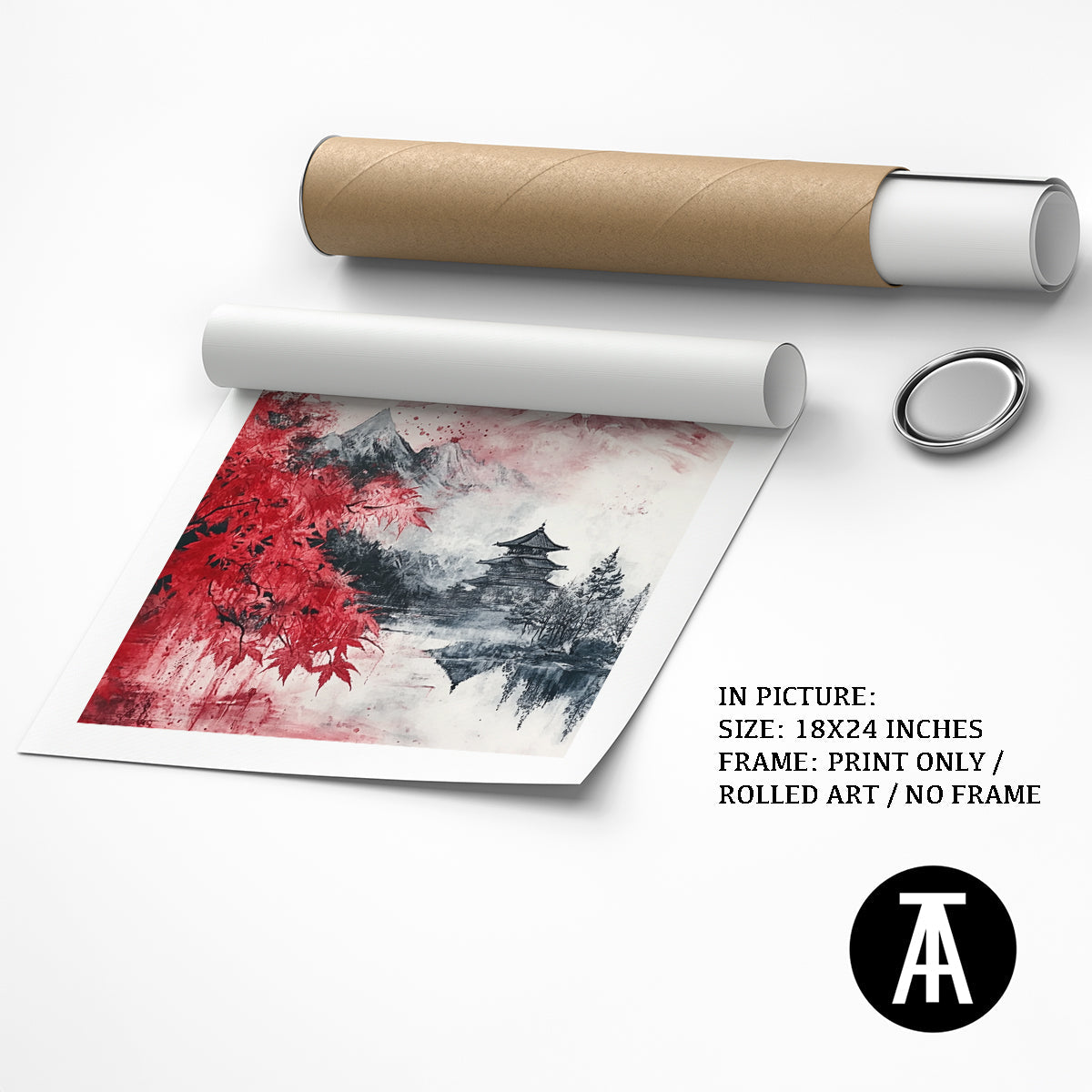 Artwork as Print Only or Rolled Art