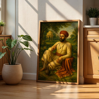 Heritage Indian Painting in a Lifestyle Setting