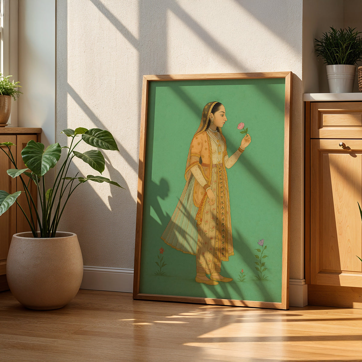 Heritage Indian Painting in a Lifestyle Setting