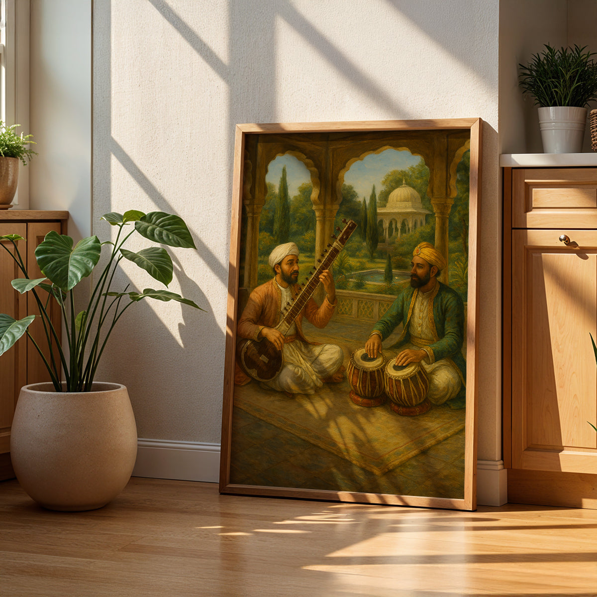 Heritage Indian Painting in a Lifestyle Setting