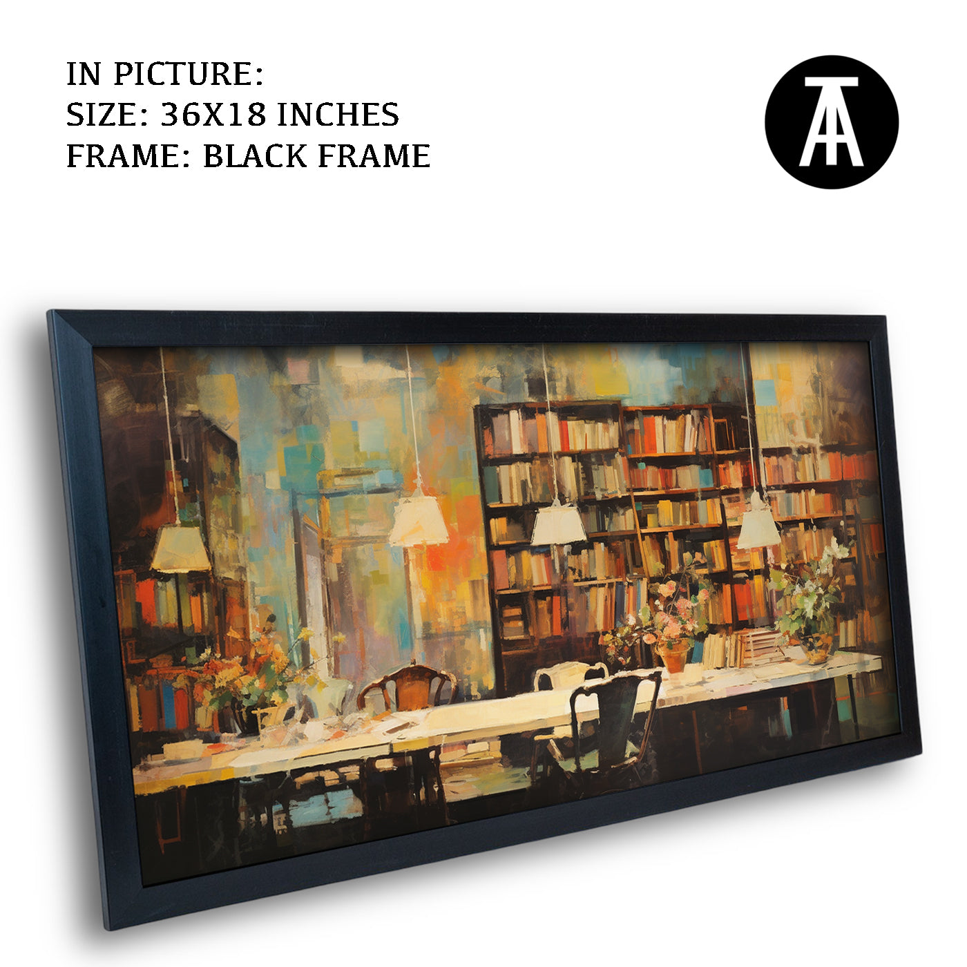 Artwork in Metal Earling Silver Frame