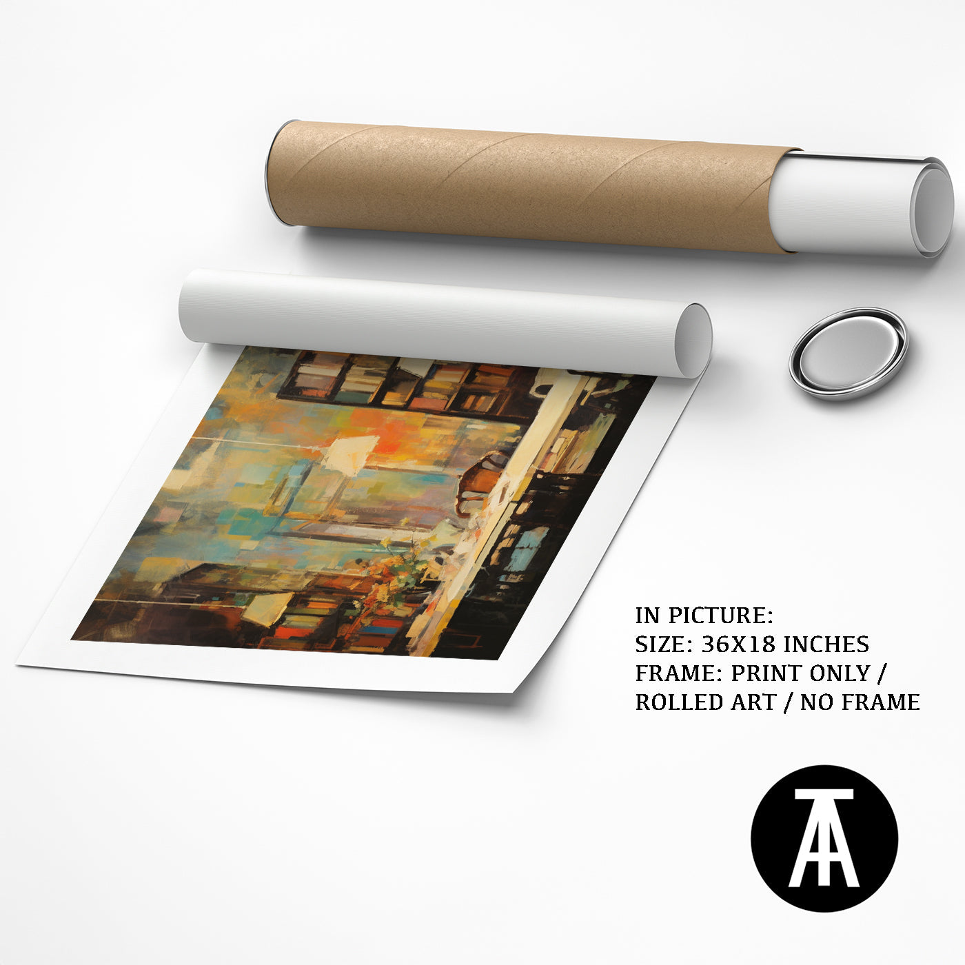 Artwork as Print Only or Rolled Art