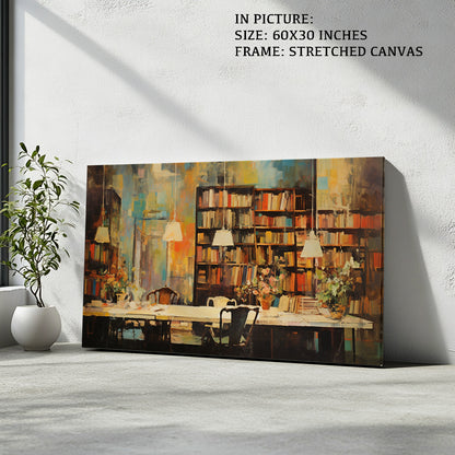 Artwork in Natural Wood Frame