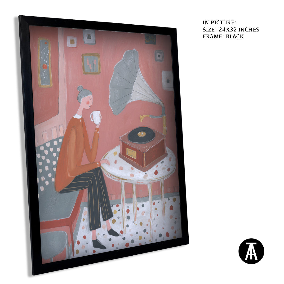 Artwork in Black Frame