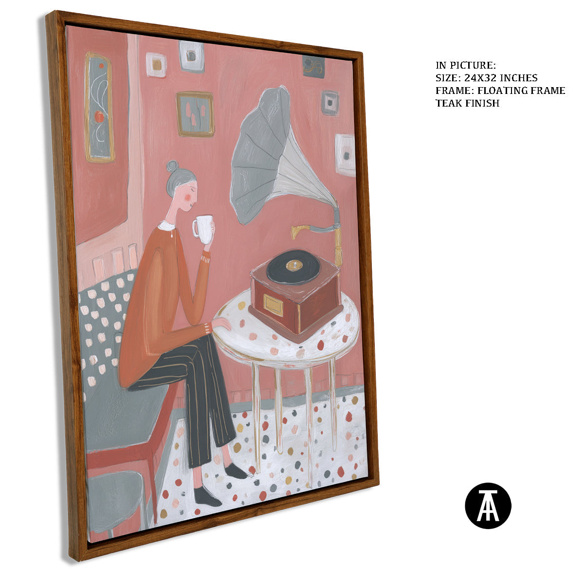 Artwork in Floating Frame