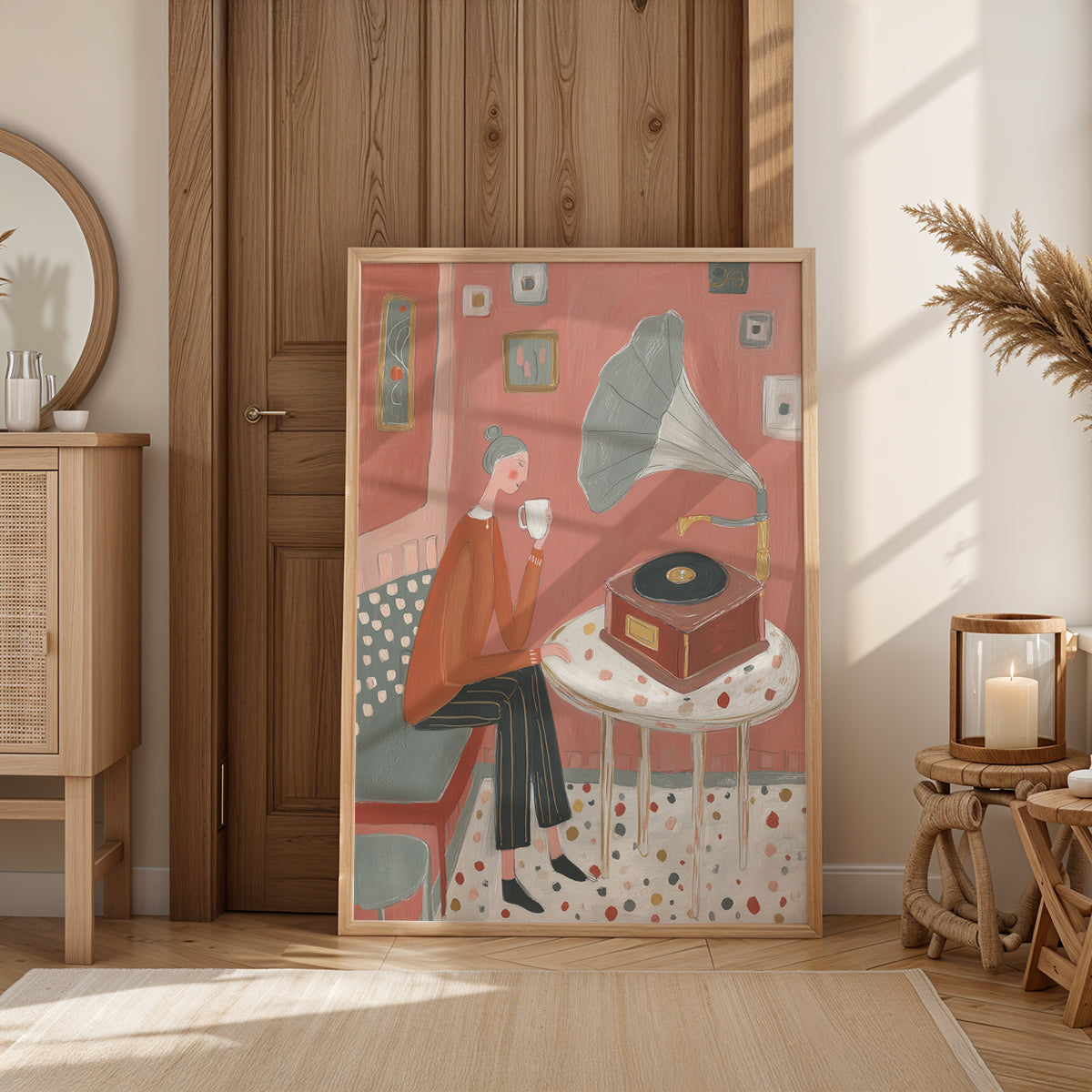 Painting in a Lifestyle Setting
