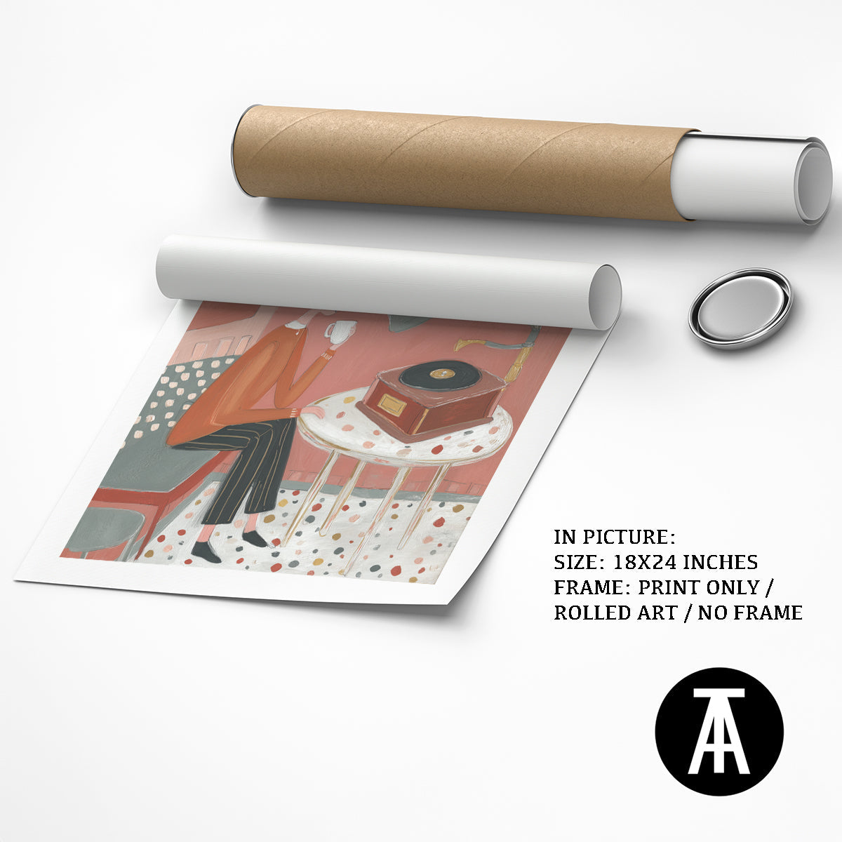 Artwork as Print Only or Rolled Art