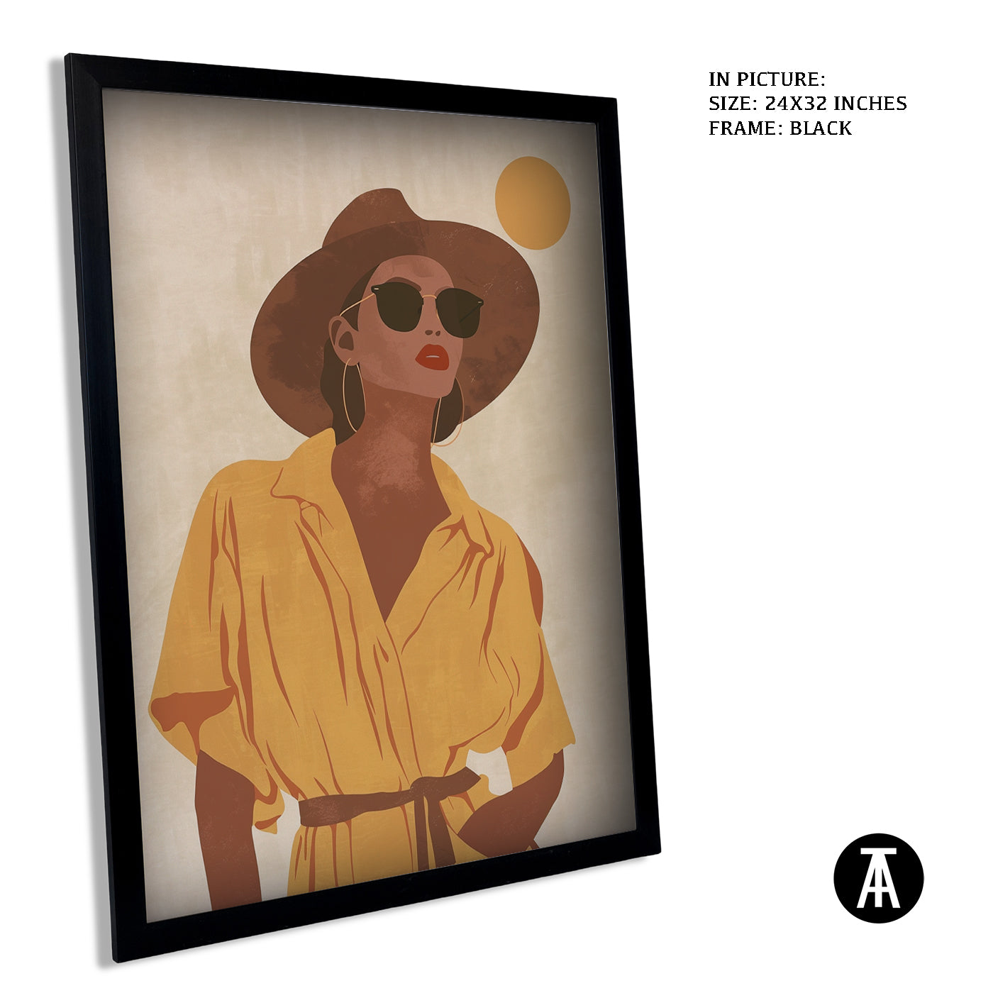 Artwork in Black Frame