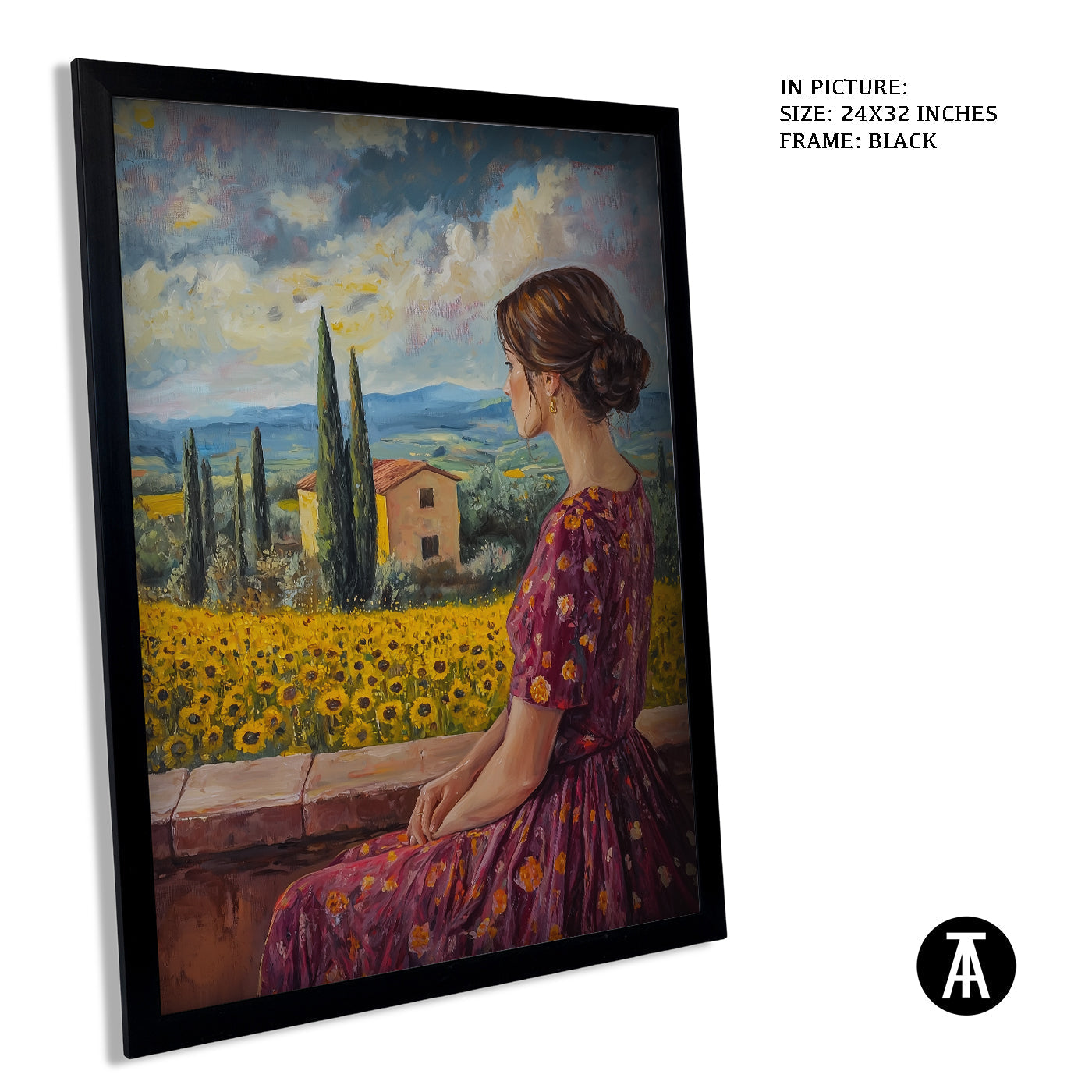 Artwork in Metal Earling Silver Frame