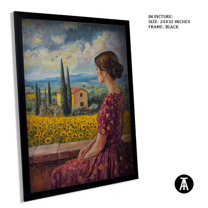 Artwork in Metal Earling Silver Frame