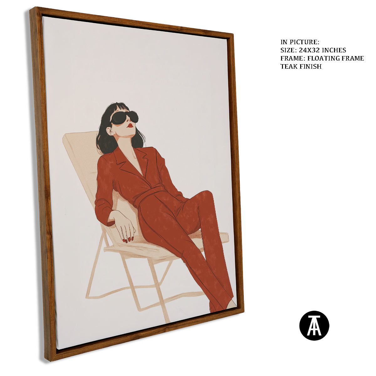 Artwork in Floating Frame