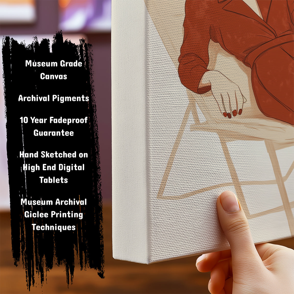 Information about Minimalist Canvas Art Print