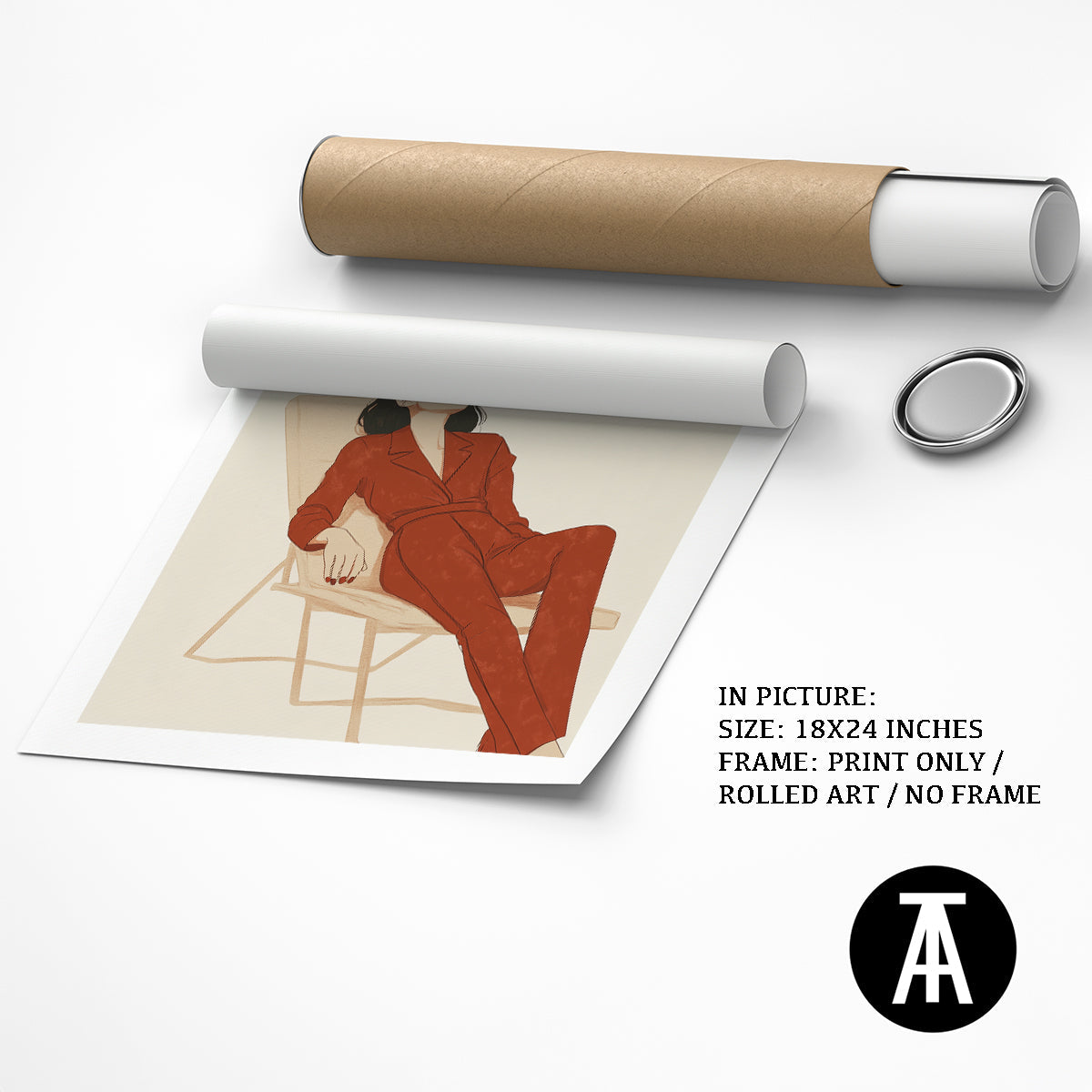 Artwork as Print Only or Rolled Art