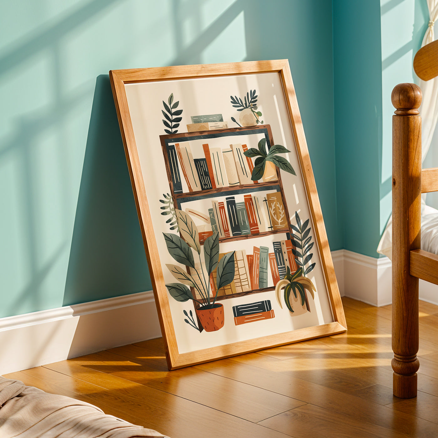 Praha Bohemian Artwork in a Lifestyle Setting