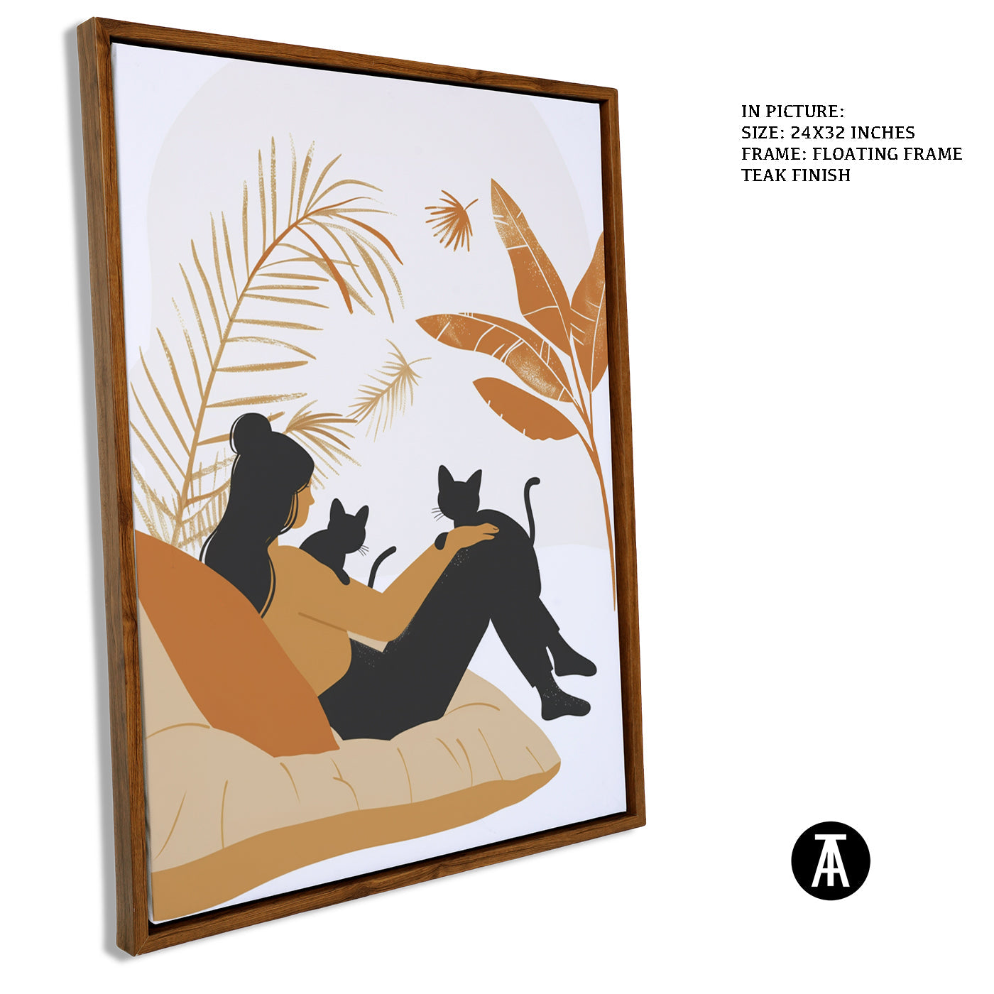 Artwork in Floating Frame