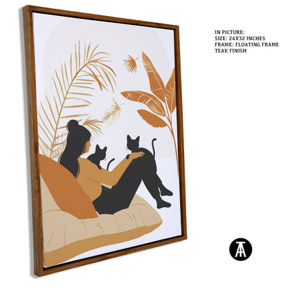 Artwork in Floating Frame