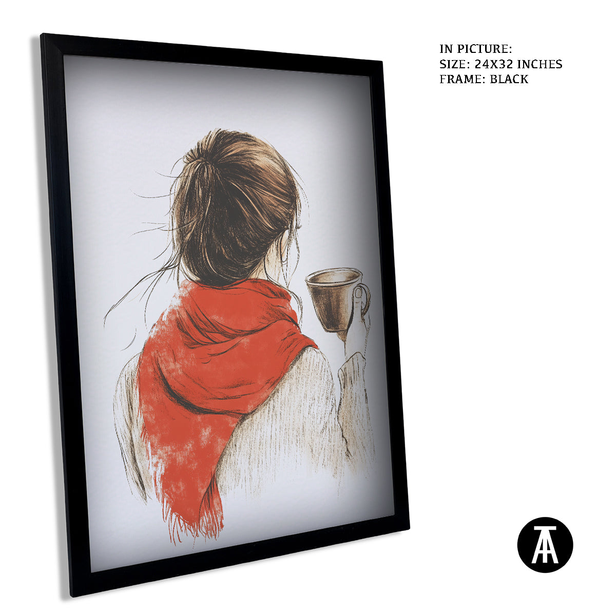 Artwork in Metal Earling Silver Frame