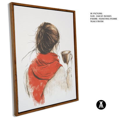 Artwork in Floating Frame