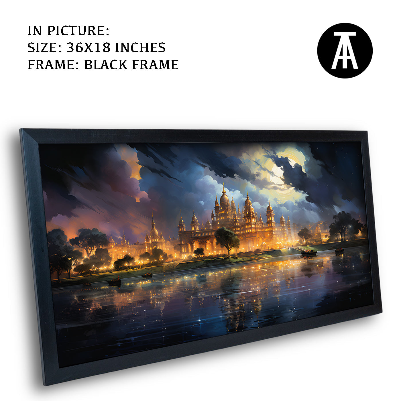 Artwork in Metal Earling Silver Frame