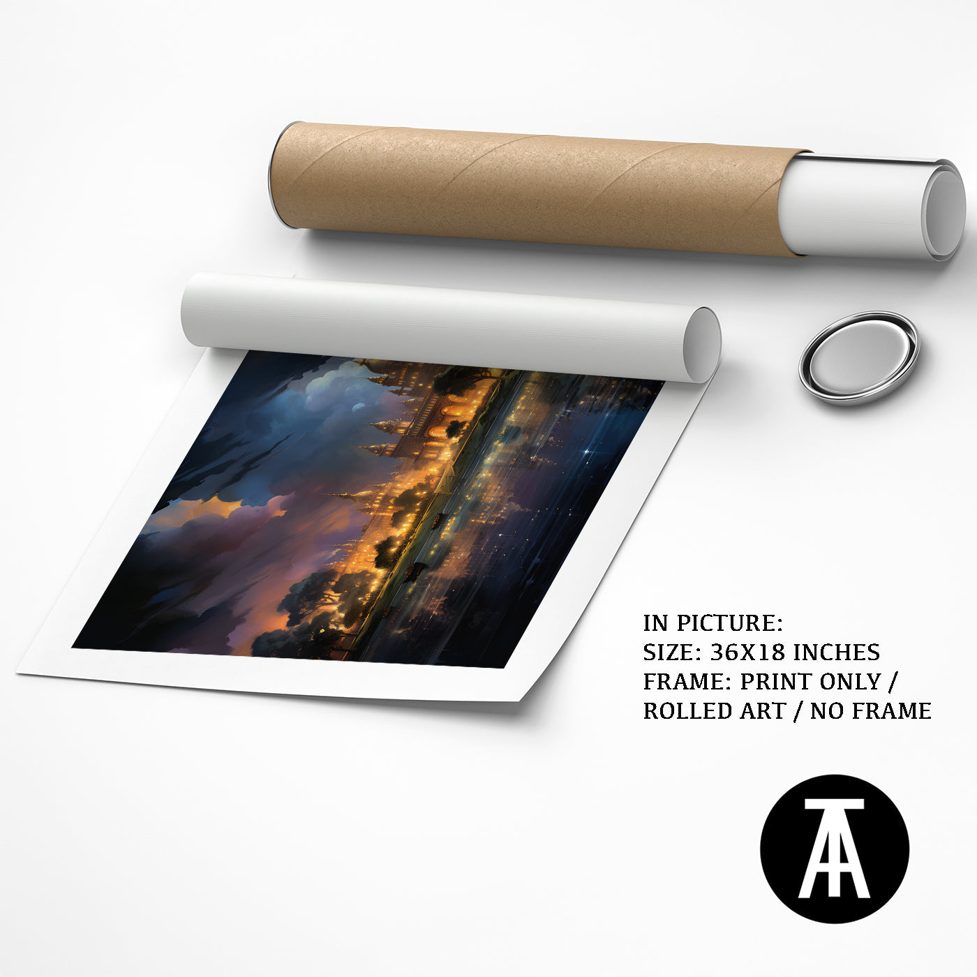 Artwork as Print Only or Rolled Art