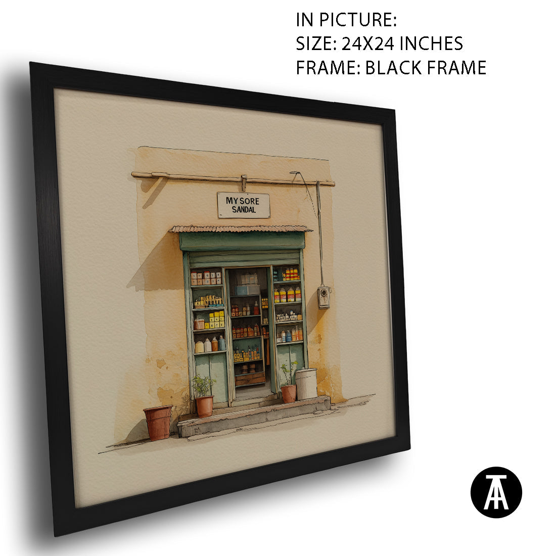 Artwork in Black Frame
