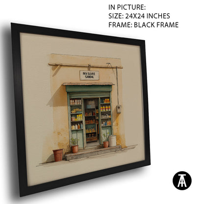 Artwork in Black Frame