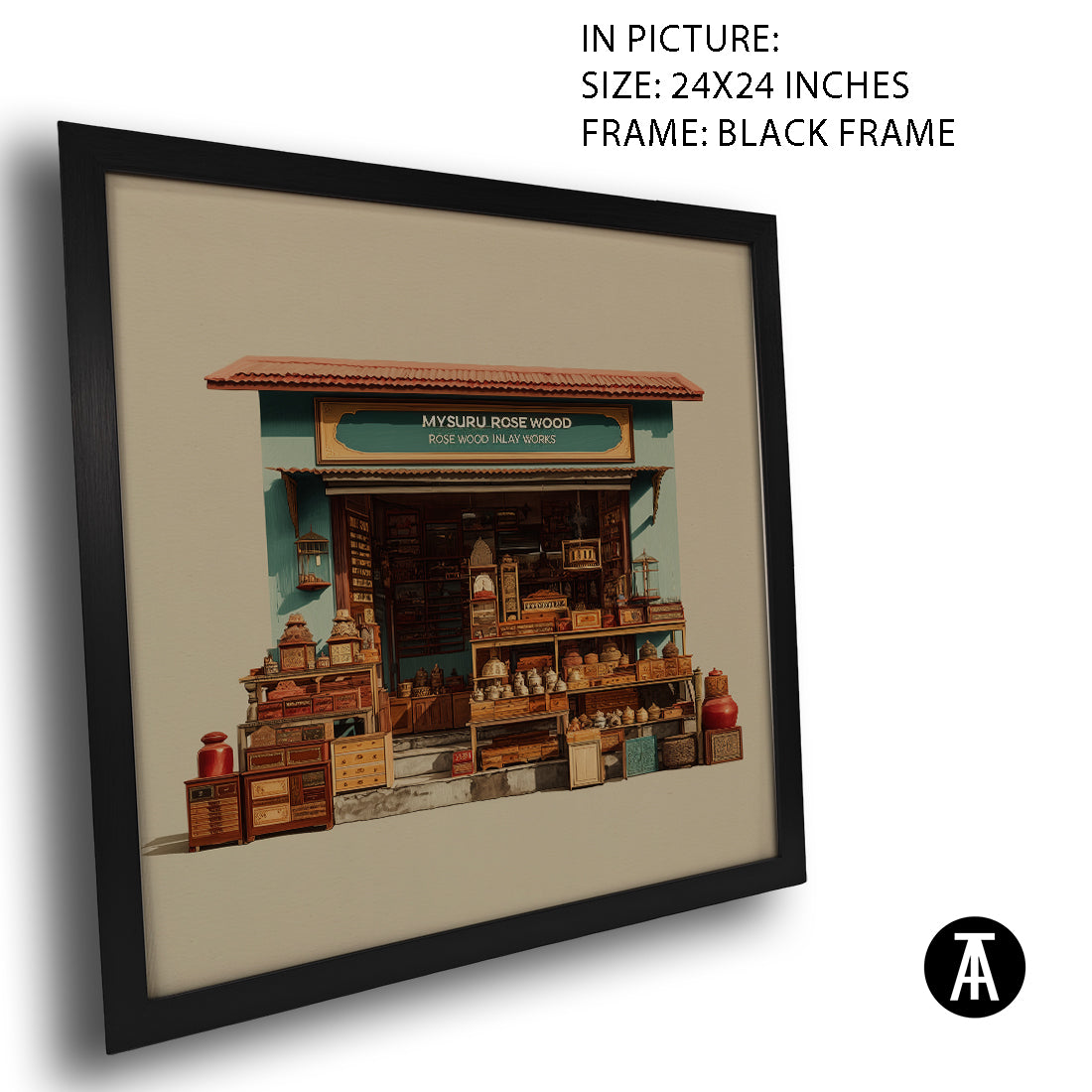 Artwork in Black Frame