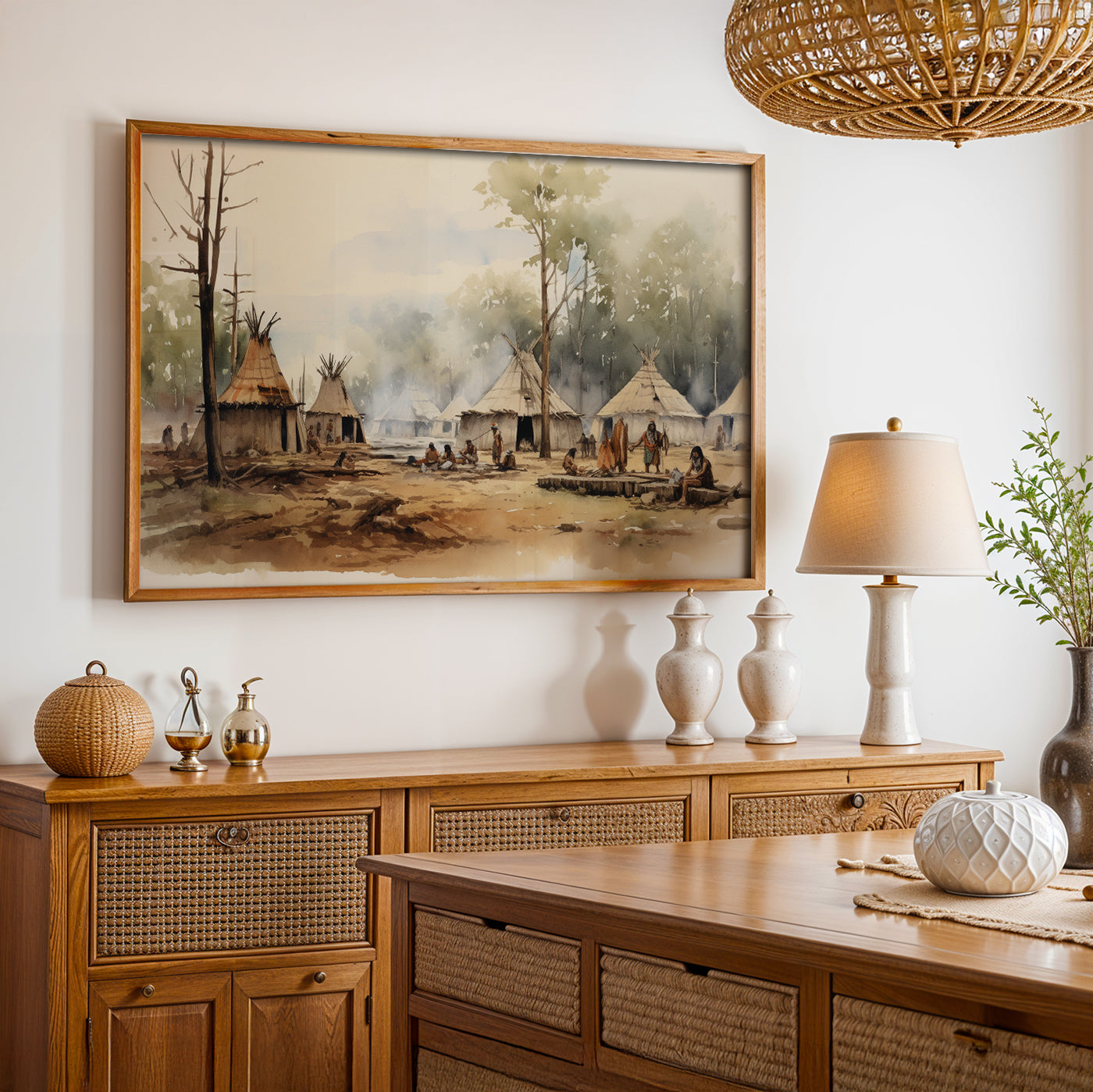 California Painting in a Lifestyle Setting