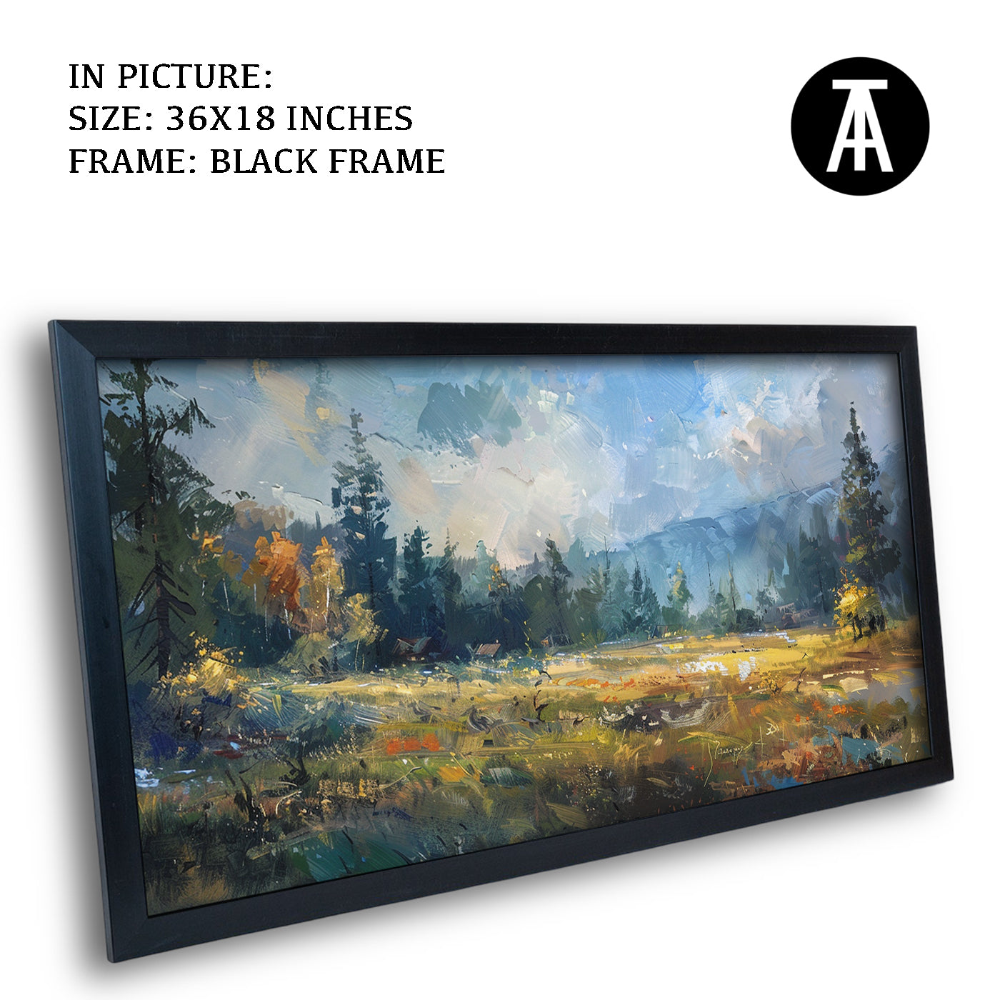 Artwork in Metal Earling Silver Frame