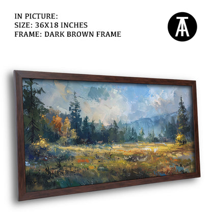 Artwork in Metal Champagne Gold Frame