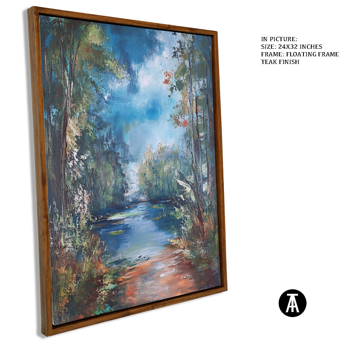 Artwork in Floating Frame