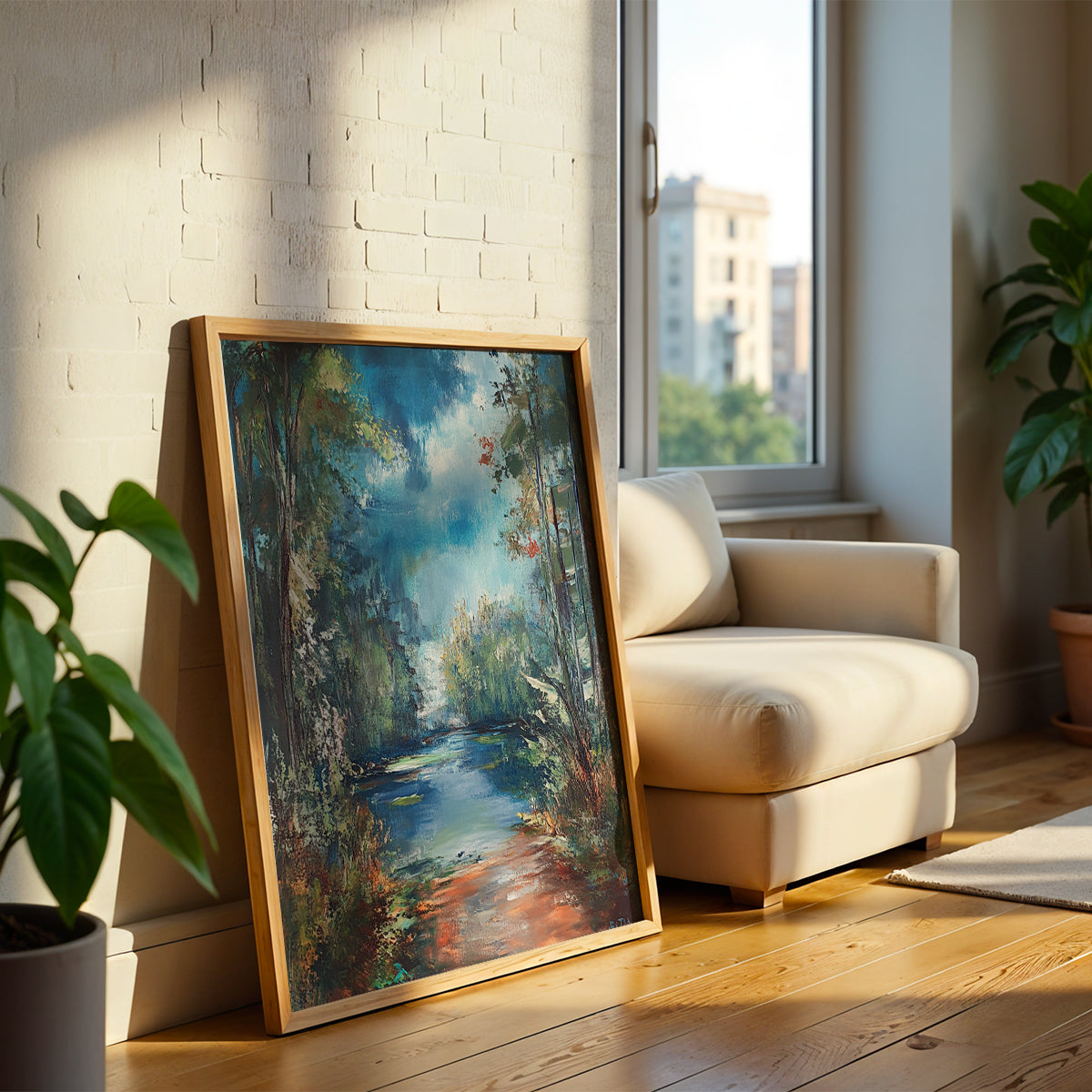 Indian Artwork in a Lifestyle Setting