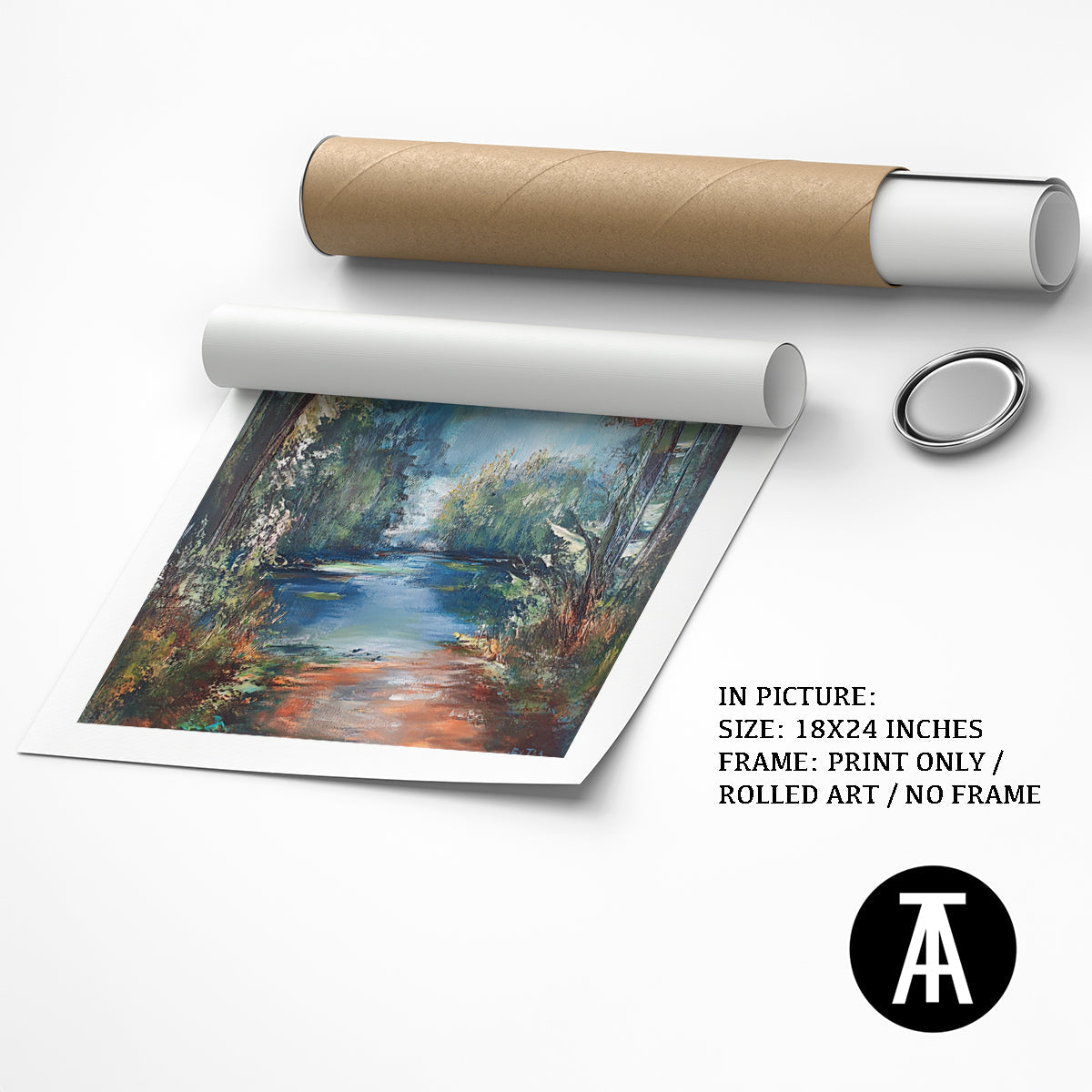 Artwork as Print Only or Rolled Art